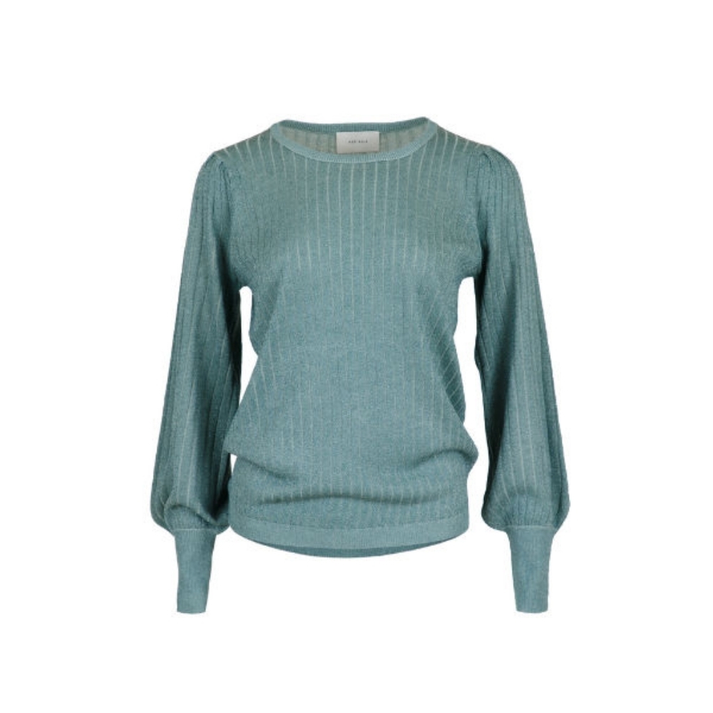3/$40 Sale! Neo Noir Loline Solid Knit Blouse
